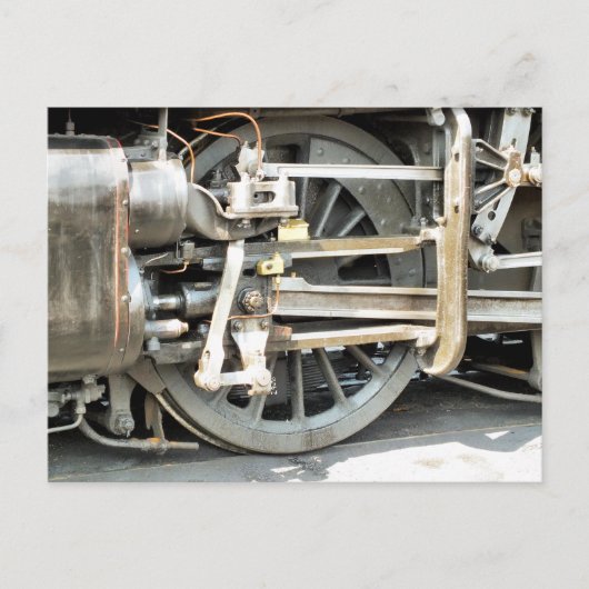 DAMPFZÜGE POSTKARTE (Vorderseite)