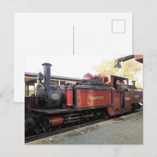 DAMPFZÜGE POSTKARTE (Vorne/Hinten)