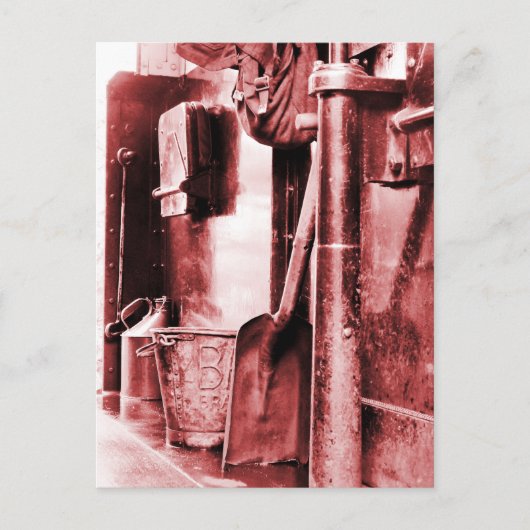 DAMPFZÜGE POSTKARTE (Vorderseite)