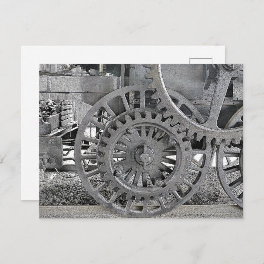 DAMPFZÜGE POSTKARTE (Vorne/Hinten)