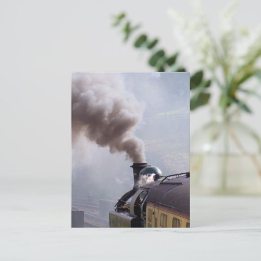 DAMPFZÜGE POSTKARTE (Stehend Vorderseite)