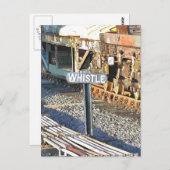 DAMPFZÜGE POSTKARTE (Vorne/Hinten)