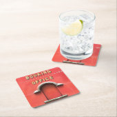 DAMPFZÜGE RECHTECKIGER PAPPUNTERSETZER (Vor Ort)