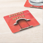 DAMPFZÜGE RECHTECKIGER PAPPUNTERSETZER (angewinkelt)