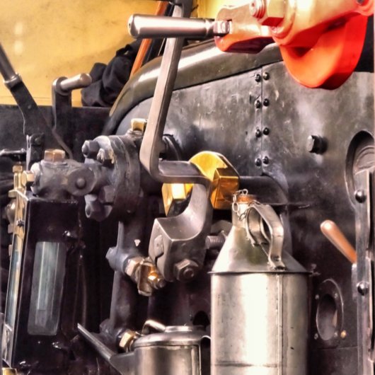 DAMPFZÜGE RUNDE WANDUHR