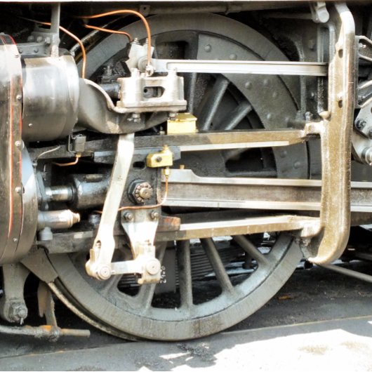 DAMPFZÜGE RUNDE WANDUHR