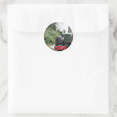 DAMPFZÜGE RUNDER AUFKLEBER (Tasche)