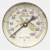 DAMPFZÜGE RUNDER AUFKLEBER (Vorderseite)