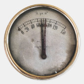 DAMPFZÜGE RUNDER AUFKLEBER (Vorderseite)