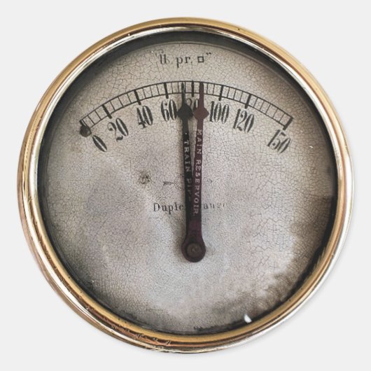 DAMPFZÜGE RUNDER AUFKLEBER (Vorderseite)