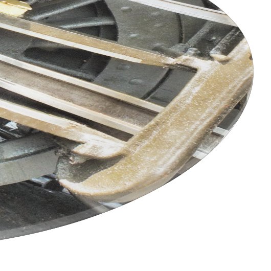 DAMPFZÜGE SCHNEIDEBRETT (Ecke)