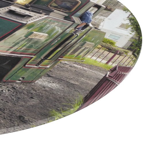 DAMPFZÜGE SCHNEIDEBRETT (Ecke)