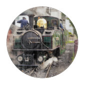 DAMPFZÜGE SCHNEIDEBRETT (Vorderseite)