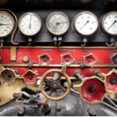 DAMPFZÜGE SCHREIBTISCHUNTERLAGE