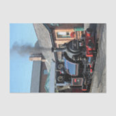 DAMPFZÜGE SEIDENPAPIER (Vorderseite)