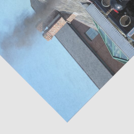 DAMPFZÜGE SEIDENPAPIER (Ausschnitt)