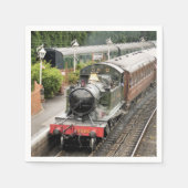 DAMPFZÜGE SERVIETTE (Vorderseite)