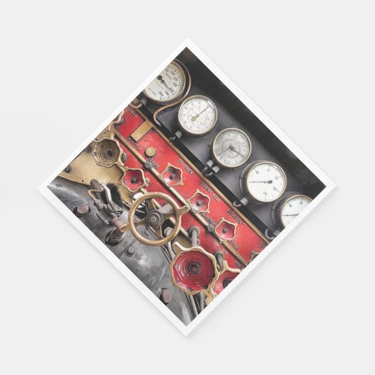 DAMPFZÜGE SERVIETTE (Ecke)