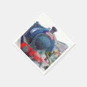 DAMPFZÜGE SERVIETTE (Ecke)