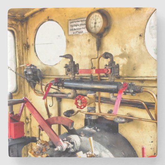 DAMPFZÜGE STEINUNTERSETZER (Vorderseite)