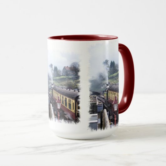 DAMPFZÜGE TASSE (VorderseiteRechts)