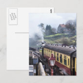 DAMPFZÜGE UK POSTKARTE (Vorne/Hinten)