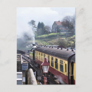 DAMPFZÜGE UK POSTKARTE
