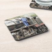 DAMPFZÜGE UNTERSETZER (Linke Seite)