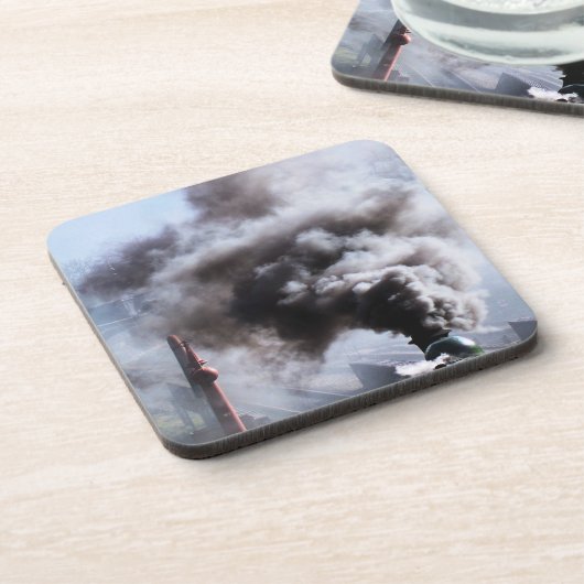 DAMPFZÜGE UNTERSETZER (Linke Seite)