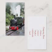 DAMPFZÜGE VISITENKARTE (Vorne/Hinten)