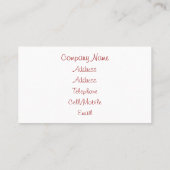 DAMPFZÜGE VISITENKARTE (Rückseite)