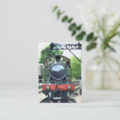 DAMPFZÜGE VISITENKARTE (Stehend Vorderseite)