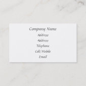 DAMPFZÜGE VISITENKARTE (Rückseite)