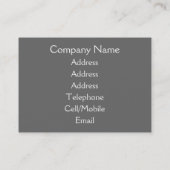 DAMPFZÜGE VISITENKARTE (Rückseite)