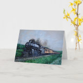 Dampfzugkarte Karte (Gelbe Blume)