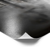 Dampfzuglokomotive Fotodruck (Ecke)