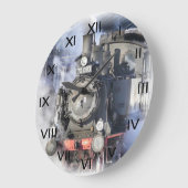 Dampfzuglokomotive Große Wanduhr (Winkel)