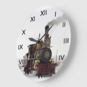 Dampfzuglokomotive Große Wanduhr (Winkel)