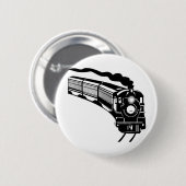 Dampfzuglokomotive Vintag Button (Vorne & Hinten)