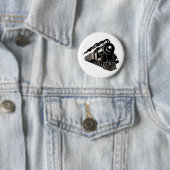 Dampfzuglokomotive Vintag Button (Beispiel)
