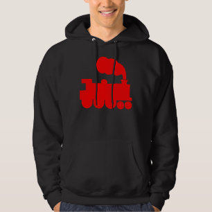 Dampfzugsymbol - rot hoodie