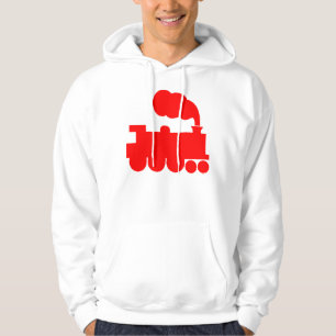 Dampfzugsymbol - rot hoodie