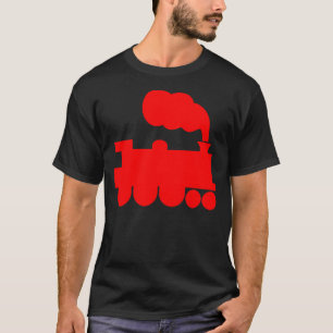 Dampfzugsymbol - rot T-Shirt
