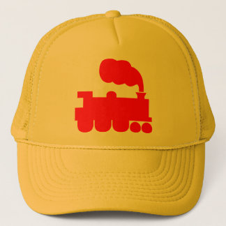 Dampfzugsymbol - rot truckerkappe