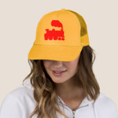 Dampfzugsymbol - rot truckerkappe (Beispiel)