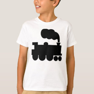Dampfzugsymbol - Schwarz T-Shirt