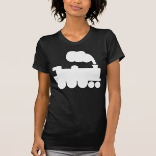 Dampfzugsymbol - weiß T-Shirt