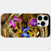 DAMPUNKGEARS ,GEMSTONS, BÜTTERFLIES-MONOGRAMM Case-Mate iPhone HÜLLE (Rückseite (Horizontal))