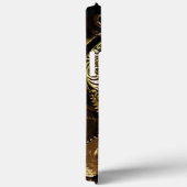 DAMPUNKHERZ, GEARS,GEMS,BUTTERFLIES-MONOGRAMM Case-Mate iPhone HÜLLE (Rückseite / Rechts)