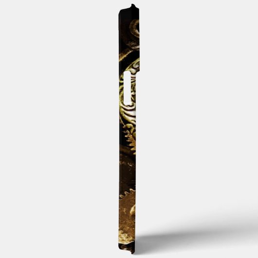 DAMPUNKHERZ, GEARS,GEMS,BUTTERFLIES-MONOGRAMM Case-Mate iPhone HÜLLE (Rückseite / Rechts)